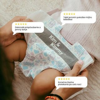 Kim & Kim Magické plienky Bez infekcie, Bez pretekania